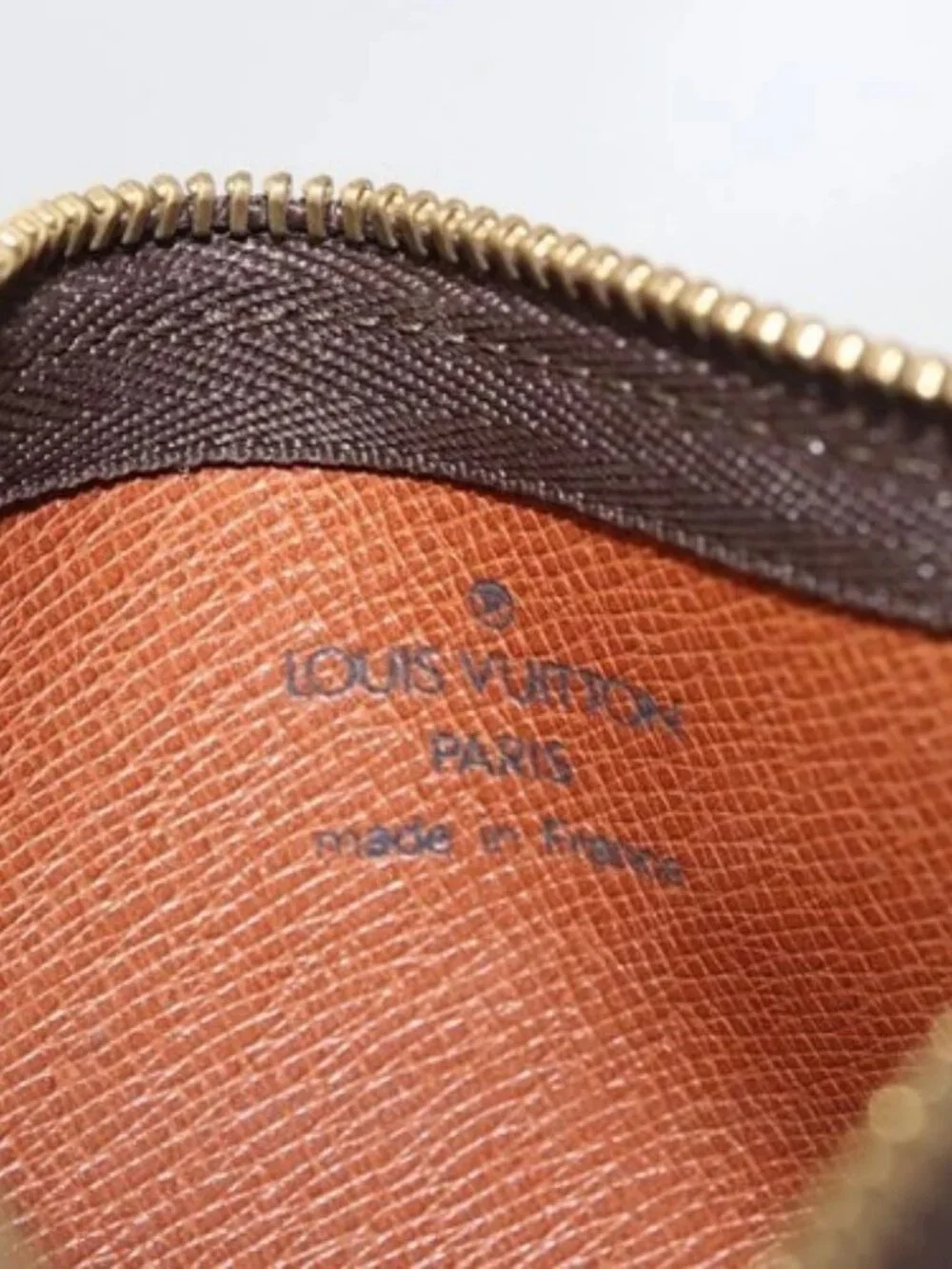 LOUIS VUITTON Monogram Pochette Cles Coin Purse M60033 LV Auth 168399